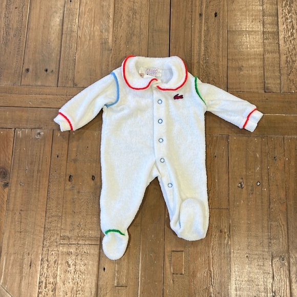 Lacoste vintage terry cloth romper - Picture 1 of 5